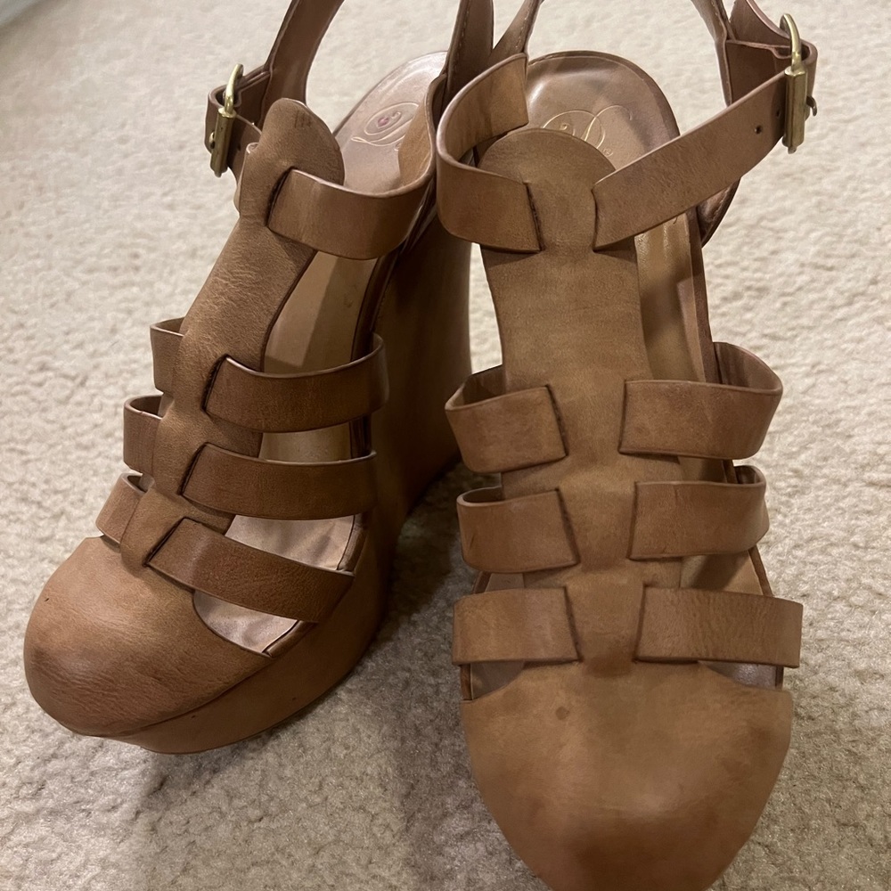Brown Wedges Size 10
